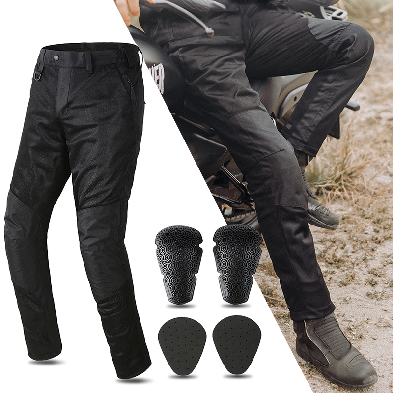 Cycling Commuter Pants - Летние сетчатые мотоциклетные брюки, мужские внедорожные