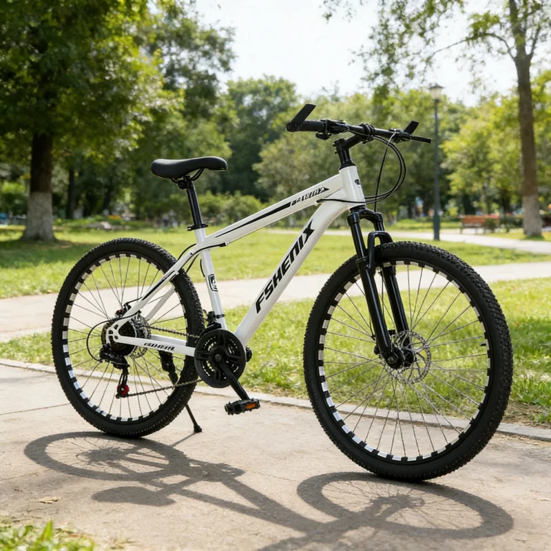 Cycling Commute Speed - Велосипед горный Snow White Spoke Wheel,