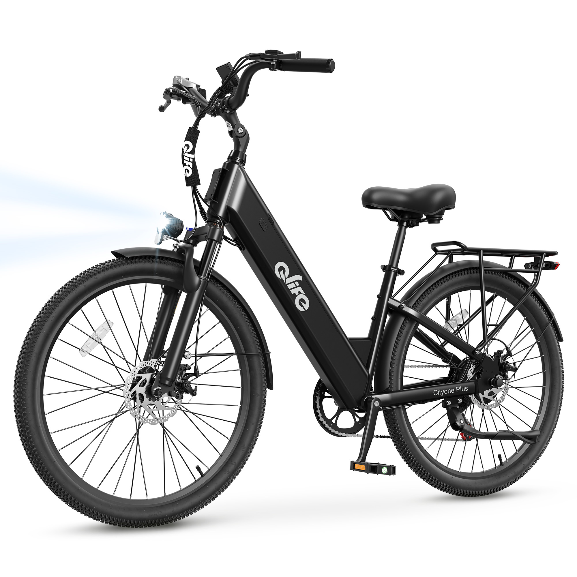 Commuting With Bike - Электрический велосипед Qlife Cityone Plus St