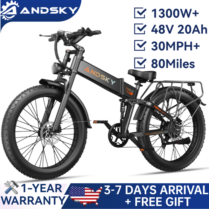Электровелосипед ANDSKY Forge  – обзор и цена Commuting On Mountain Bike
