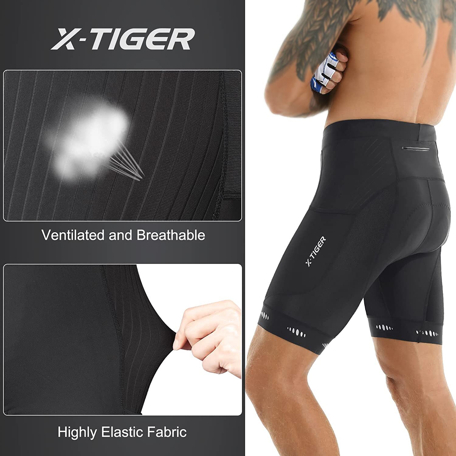 X-TIGER мужские велосипедные ш – обзор и цена Cycling Commuter Pants